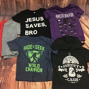 Lot of 8 Boy's 18 Mos Shirts & Bodysuits